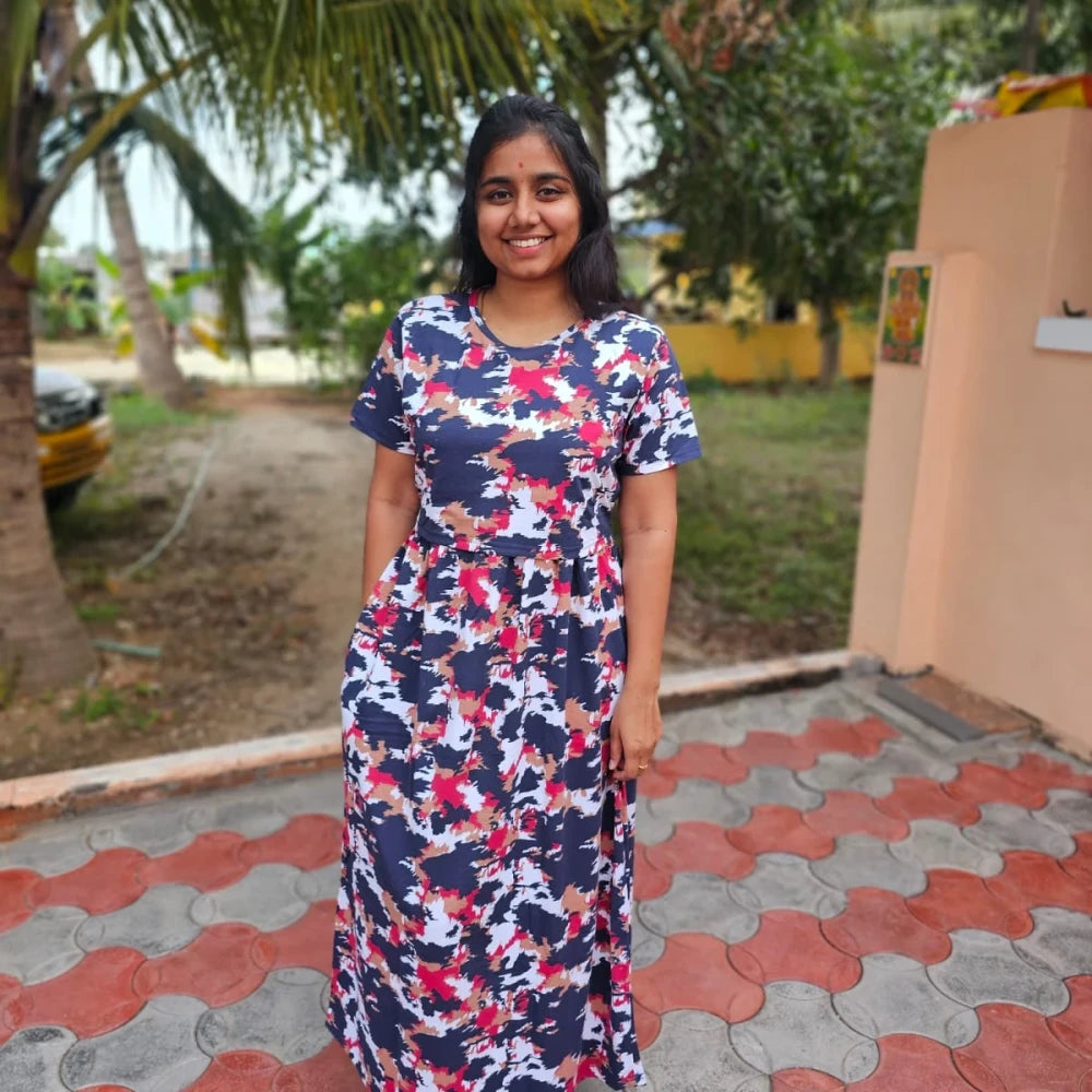 Blue Designer Zipless Lounge Wear