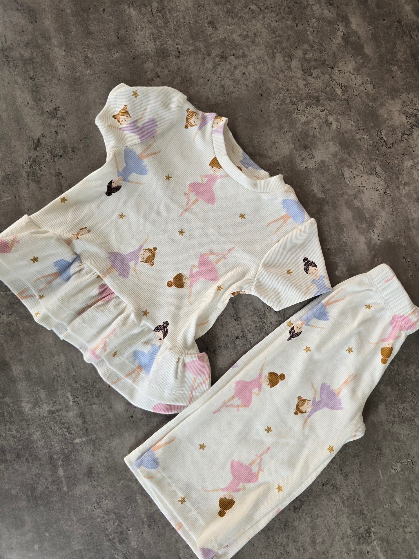 White Girl Doll Frill coord set
