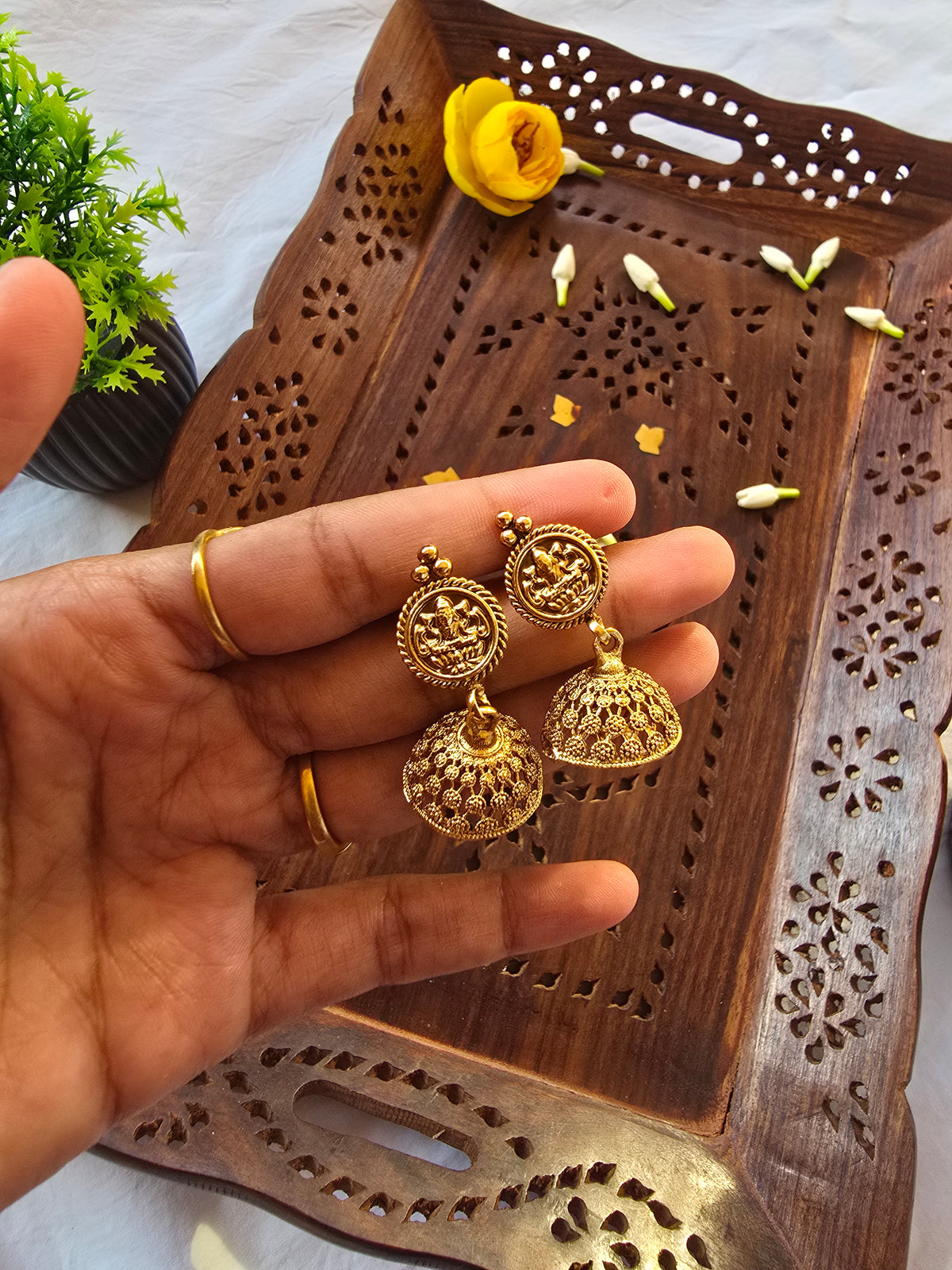 Lakshmi coin double layered Necklace