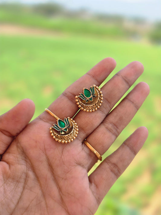 Lotus with Coins Necklace