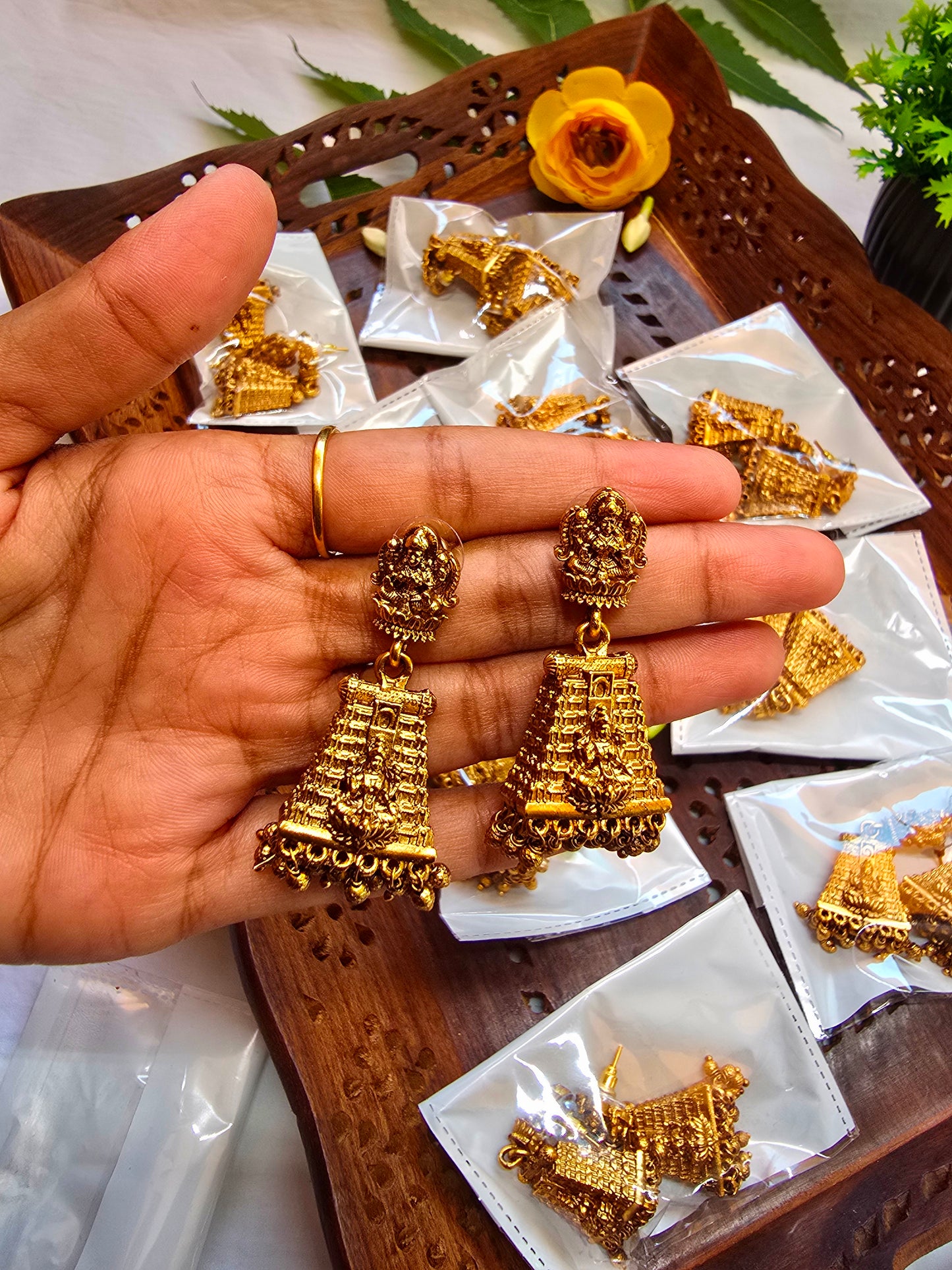Temple Jhumka