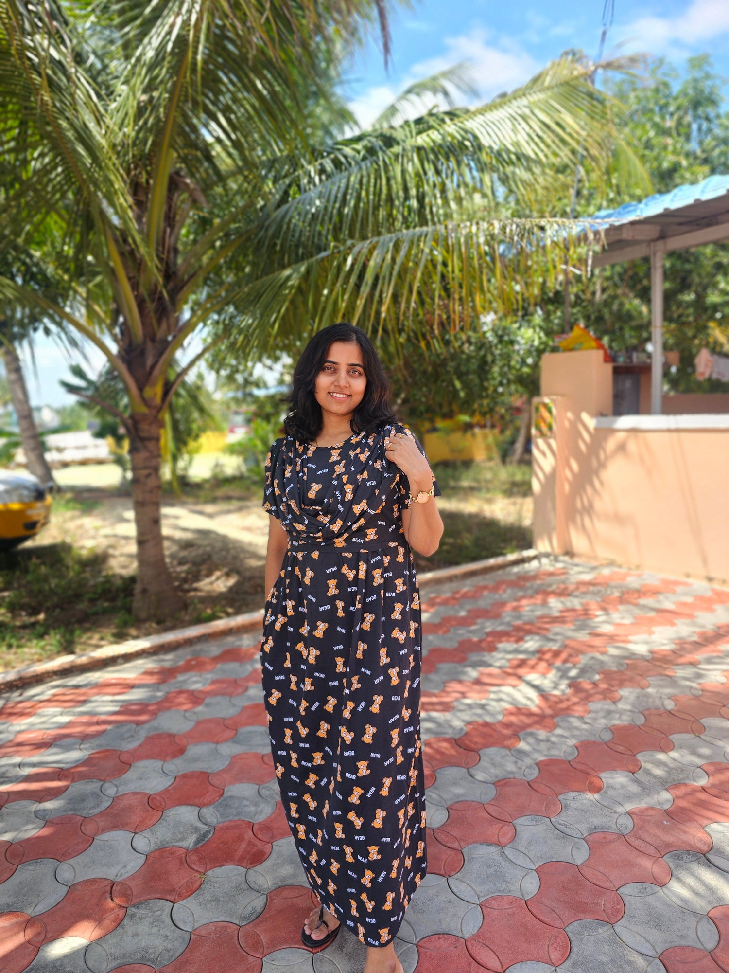 Dupatta Style Feeding Lounge Wear
