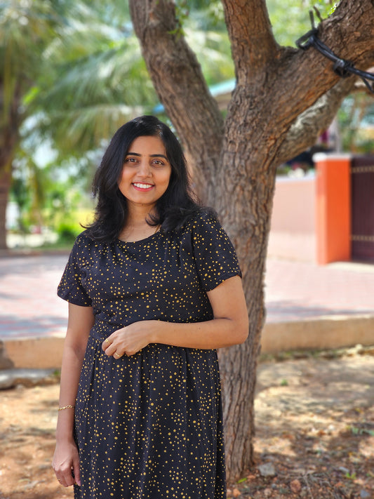 Black Gold Star - Feeding Lounge Wear