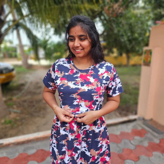 Blue Designer Zipless Lounge Wear