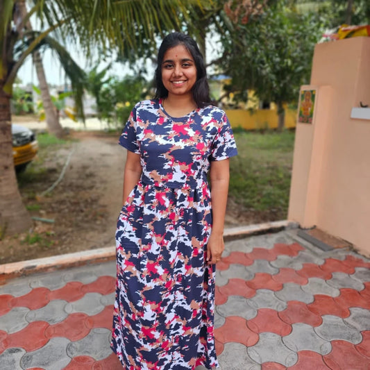 Blue Designer Zipless Lounge Wear