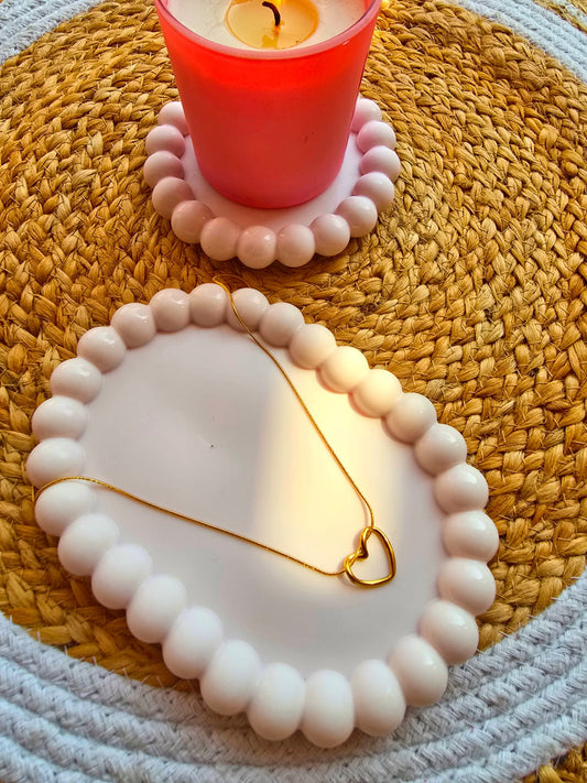 Heart Loop Pendant with Chain