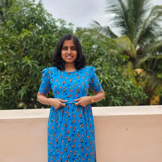 Blue Mickey Zipless Lounge Wear