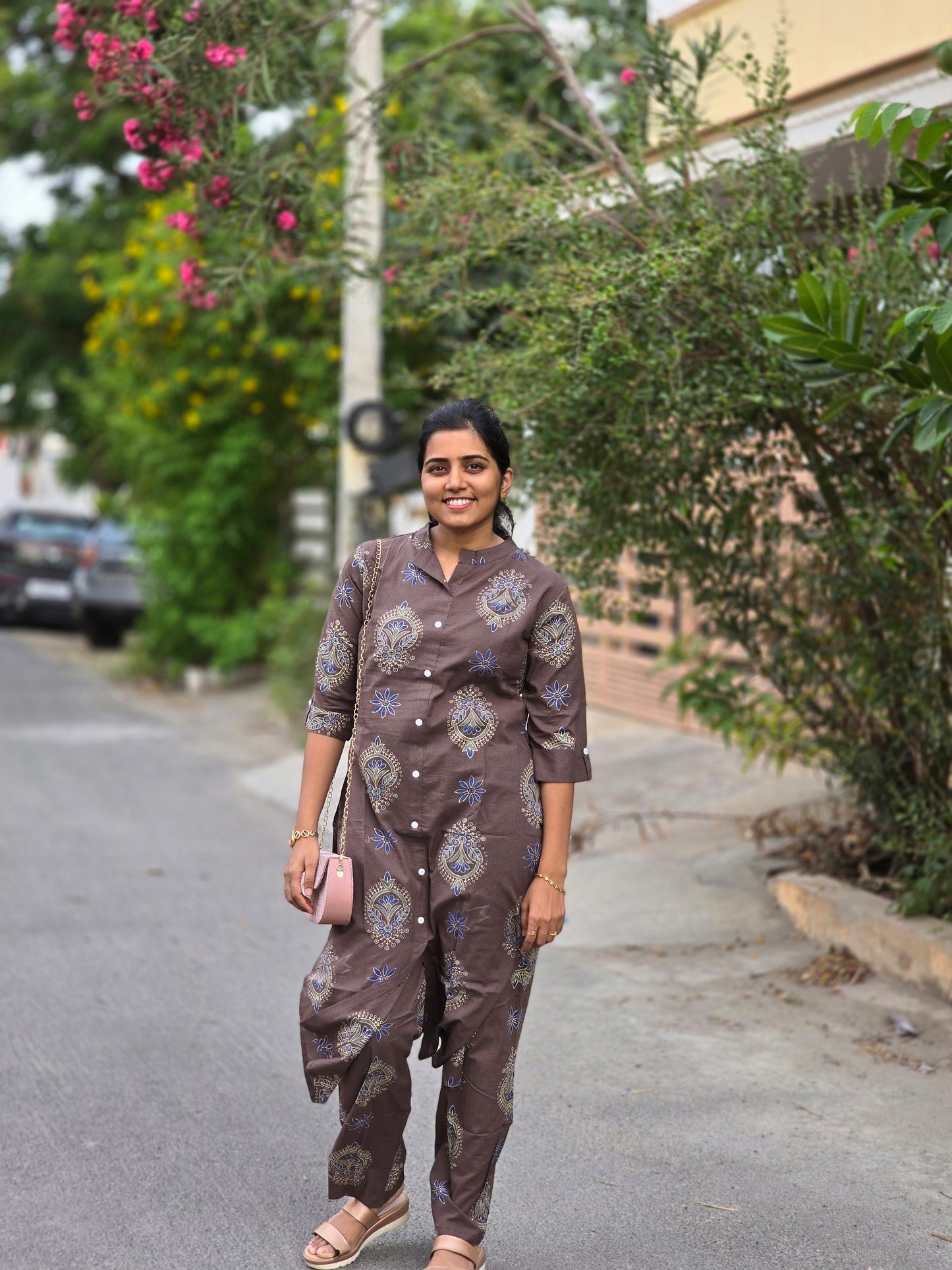 Brown Designs kurti set