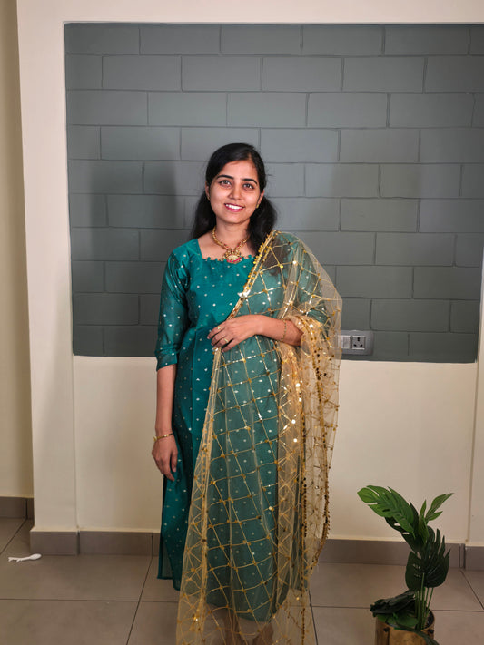 Ramar Green Kurti