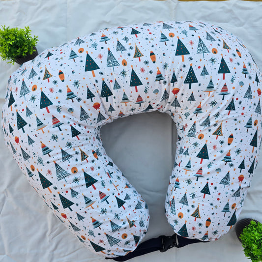 Feeding Pillow with belt- Christmas tree