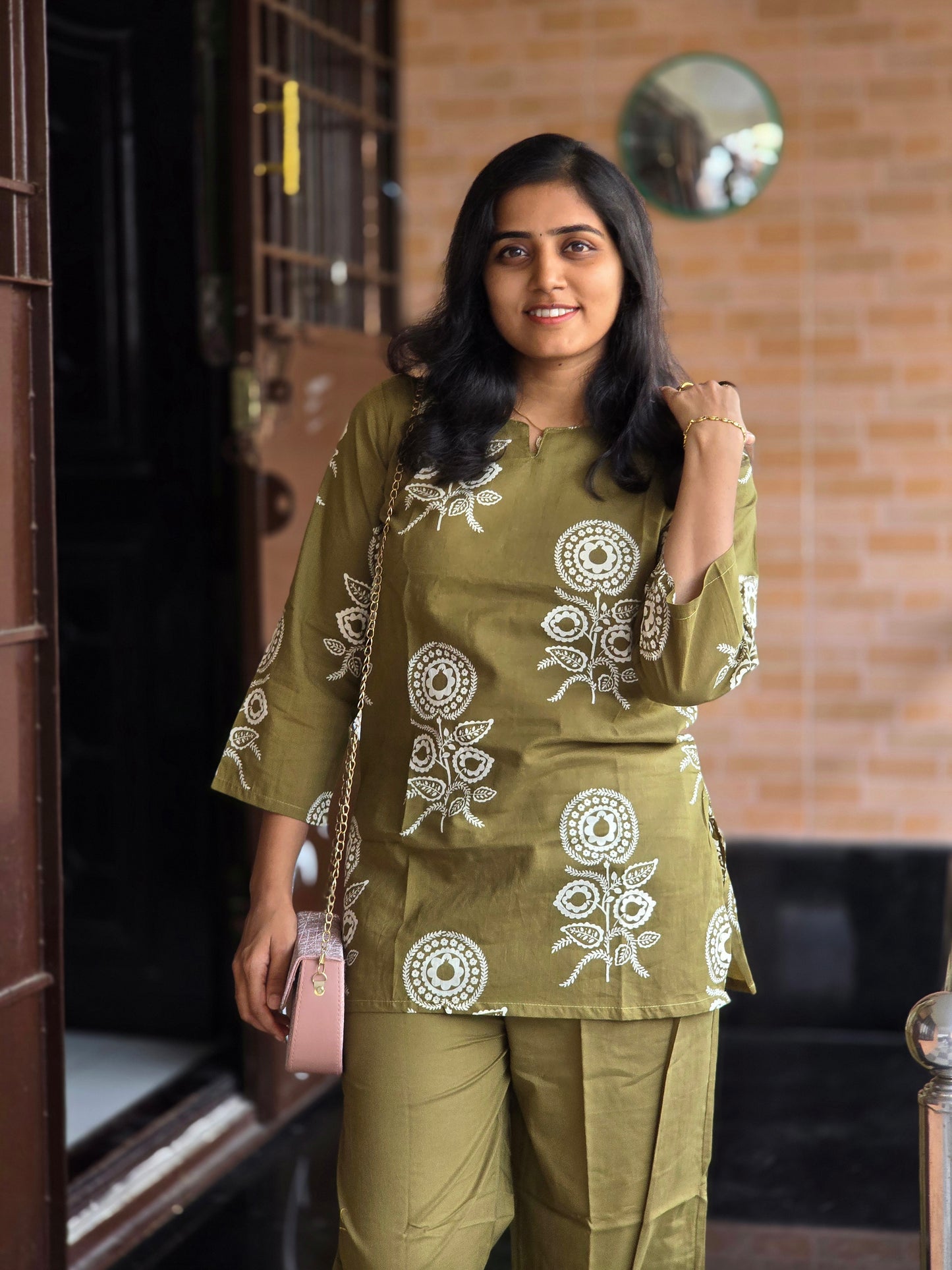 Olive Green Coord set