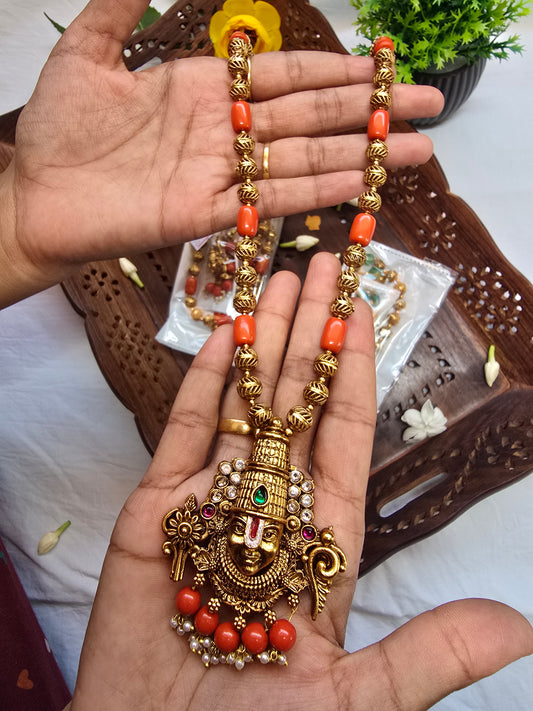 Perumal with Orange Pavalam