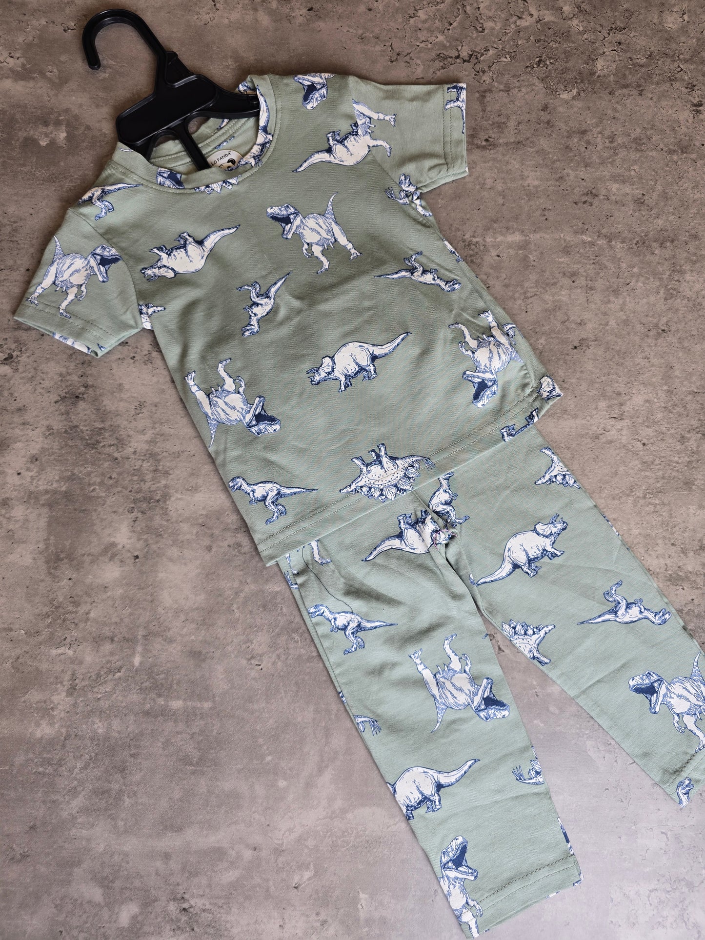 Pastel green Dino Coord set