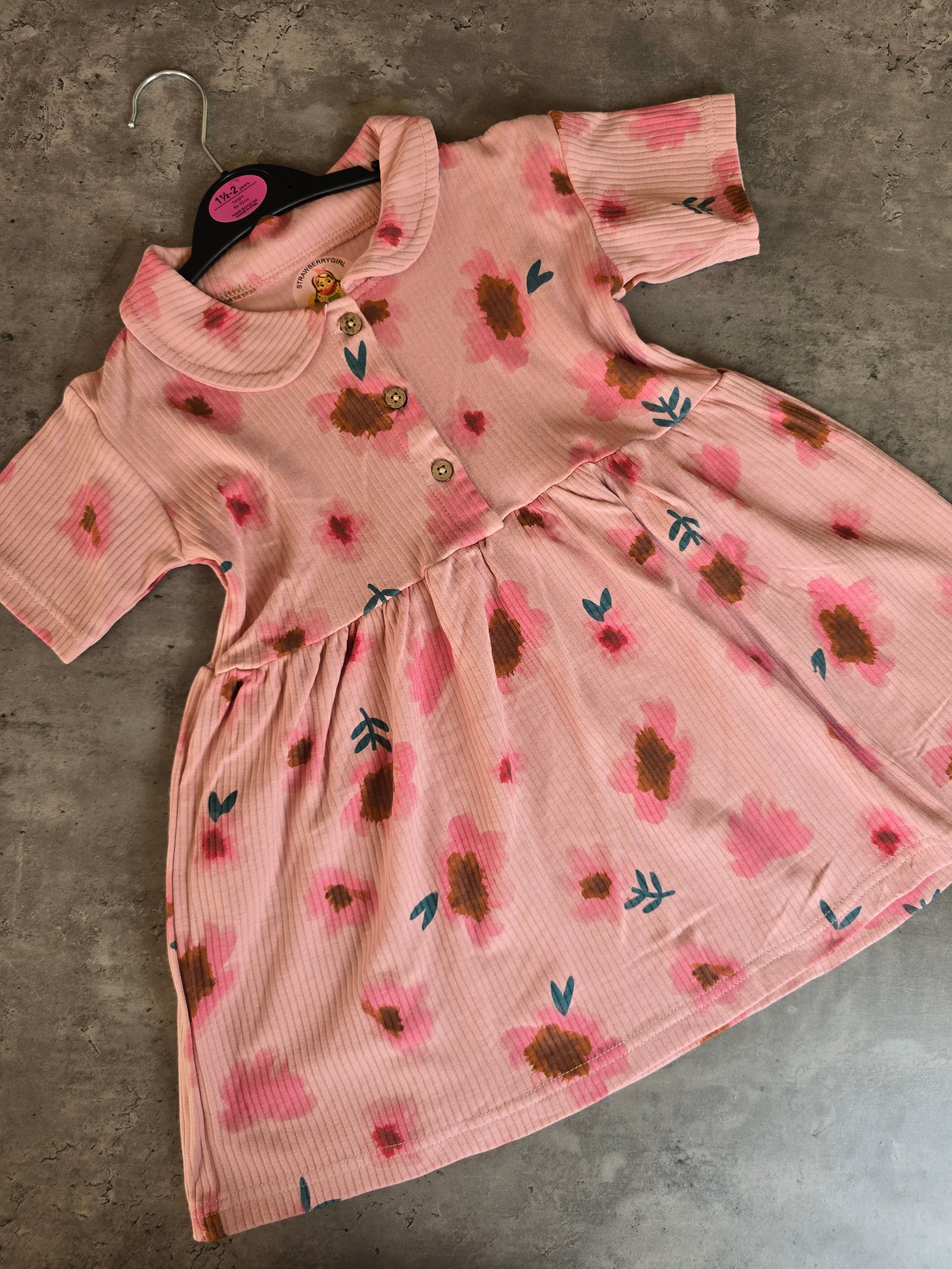 Pink flowers Frocks