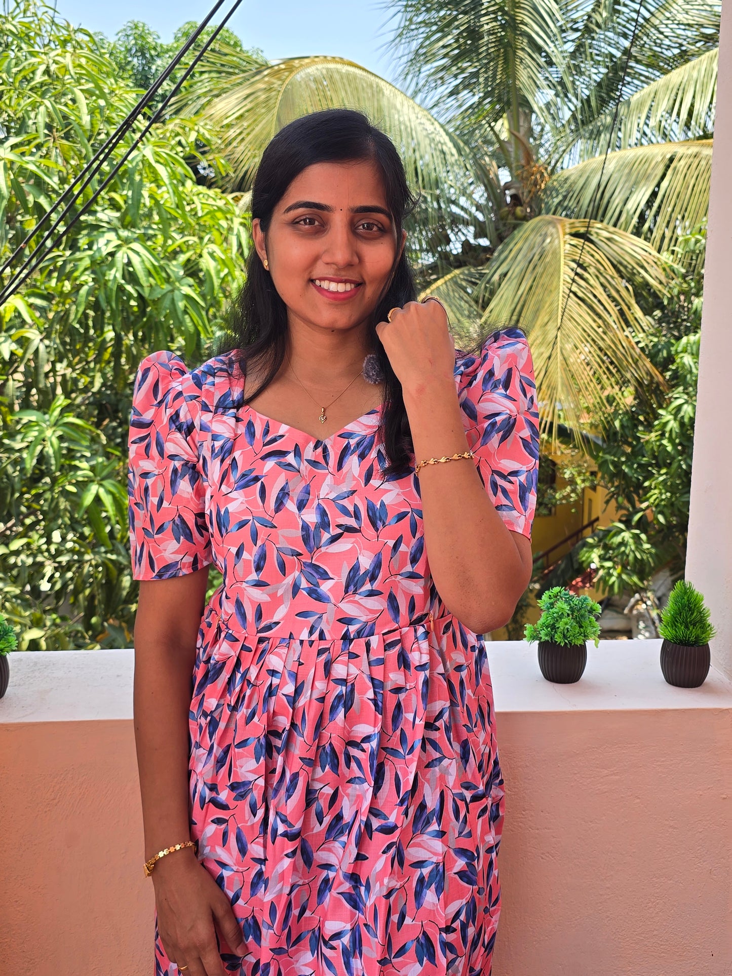 Breezy Pink Feeding Maxi